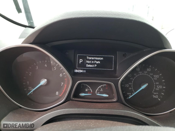 2017 Ford Escape S with VIN 1FMCU0F72HUA15153, listed as a Copart auction lot 48150695 with 64,294 mi miles and Salvage Title. Bid and sale history available at carsss.com. Image 9.