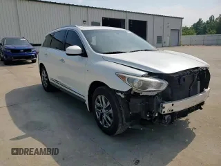 2015 Infiniti QX60 with VIN 5N1AL0MM7FC542689, listed as a Copart auction lot 57584325 with 121,462 mi miles and Salvage title. Bid and sale history available at DreamBid. Image 14.