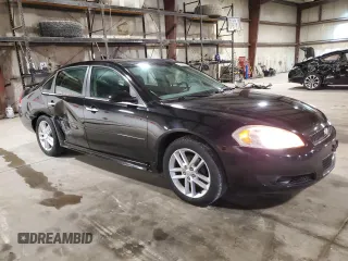2013 Chevrolet Impala LTZ with VIN 2G1WC5E30D1185560, listed as a Copart auction lot 49686505 with 92,793 mi miles and Salvage Title. Bid and sale history available at DreamBid. Image 4.