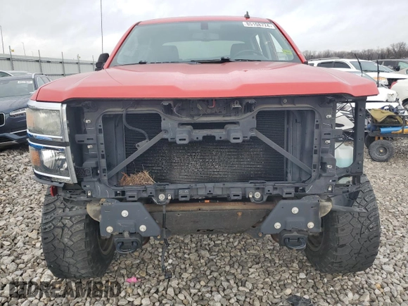 2014 Chevrolet Silverado 1500 LT with VIN 3GCUKREC9EG239715, listed as a Copart auction lot 85108724 with 80,121 mi miles and Salvage Title. Bid and sale history available at DreamBid. Image 5.