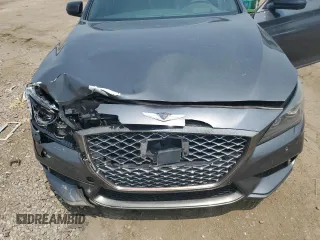 2018 Genesis G80 Sport with VIN KMHGN4JB0JU257124, listed as a Copart auction lot 59428525 with 92,157 mi miles and Salvage title. Bid and sale history available at DreamBid. Image 11.