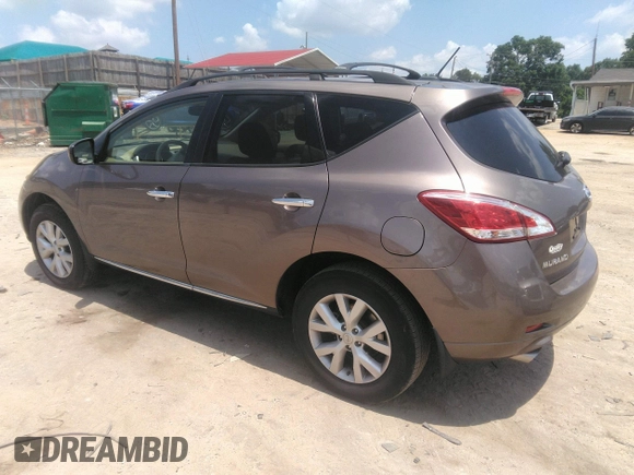 2012 Nissan Murano S with VIN JN8AZ1MU6CW121943, listed as a IAAI auction lot 42430018 with 72,649 mi miles and . Bid and sale history available at DreamBid. Image 3.