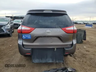 2015 Toyota Sienna LE AAS with VIN 5TDKK3DC7FS600755, listed as a Copart auction lot 45329985 with 228,301 mi miles and Salvage Title. Bid and sale history available at carsss.com. Image 6.