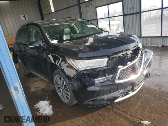 2018 Acura MDX Advance with VIN 5J8YD4H8XJL014076, listed as a Copart auction lot 80128814 with 42,482 mi miles and Clean Title. Bid and sale history available at carsss.com. Image 4.