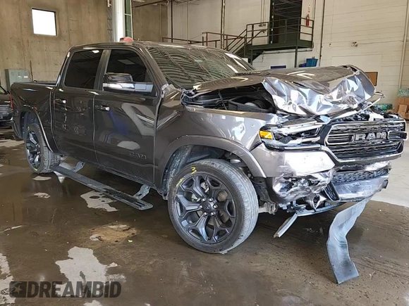 2021 Ram 1500 Limited with VIN 1C6SRFHT1MN563896, listed as a Copart auction lot 63918625 with 91,523 mi miles and Salvage title. Bid and sale history available at DreamBid. Image 14.