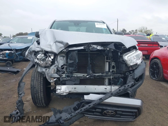 2021 Toyota Tacoma SR with VIN 3TYRX5GN4MT006103, listed as a IAAI auction lot 41724797 with 39,269 mi miles and . Bid and sale history available at DreamBid. Image 12.