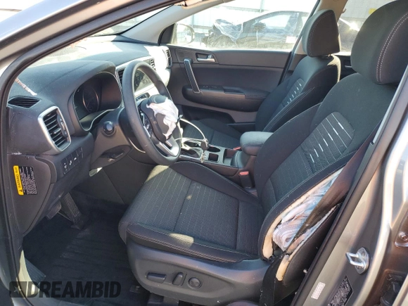 2020 Kia Sportage LX with VIN KNDPMCAC5L7753158, listed as a Copart auction lot 52417295 with 34,390 mi miles and Salvage Title. Bid and sale history available at carsss.com. Image 7.
