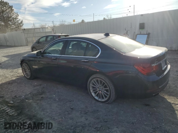 2013 BMW 7 Series 750i xDrive with VIN WBAYB6C50DD223786, listed as a Copart auction lot 87579345 with 143,523 mi miles and Salvage title. Bid and sale history available at DreamBid. Image 2.