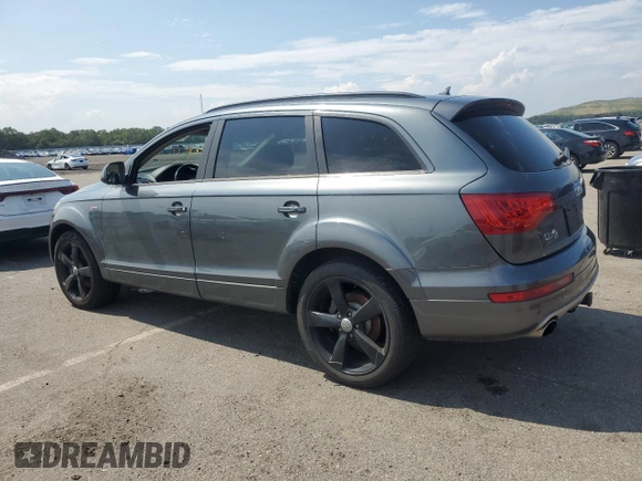 2014 Audi Q7 Premium with VIN WA1CGAFE7ED013193, listed as a Copart auction lot 63243705 with 129,127 mi miles and Clean title. Bid and sale history available at DreamBid. Image 2.