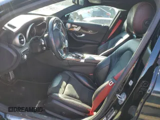 2017 Mercedes-Benz C 43 AMG with VIN 55SWF6EBXHU195218, listed as a Copart auction lot 41504645 with 97,108 mi miles and Salvage Title. Bid and sale history available at DreamBid. Image 7.
