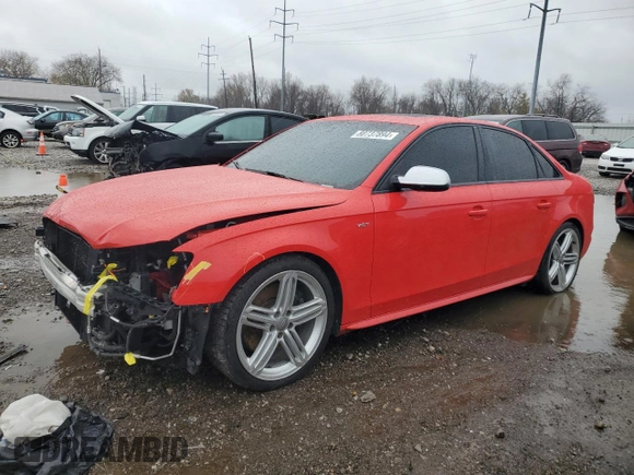 2013 Audi S4 Premium Plus with VIN WAUDGAFL0DA076190, listed as a Copart auction lot 80737894 with 107,369 mi miles and Salvage Title. Bid and sale history available at carsss.com. Image 1.