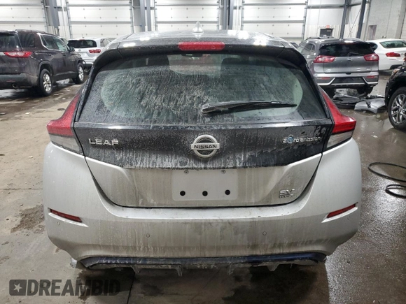 2020 Nissan LEAF SV Plus with VIN 1N4BZ1CP8LC308684, listed as a Copart auction lot 44650975 with 25,570 mi miles and Salvage Title. Bid and sale history available at DreamBid. Image 6.