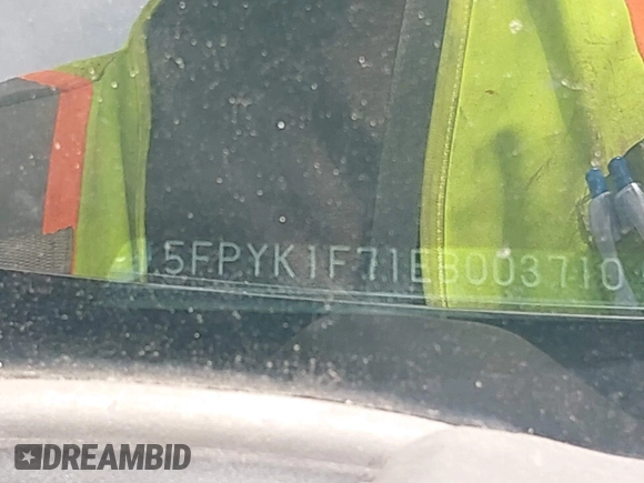 2014 Honda Ridgeline Sport with VIN 5FPYK1F71EB003710, listed as a IAAI auction lot 42777931 with 126,755 mi miles and . Bid and sale history available at DreamBid. Image 17.