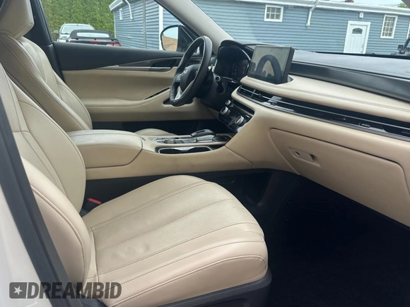 2022 Infiniti QX60 Luxe with VIN 5N1DL1FSXNC333458, listed as a Copart auction lot 61234555 with 63,665 mi miles and Clean title. Bid and sale history available at DreamBid. Image 5.