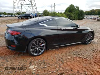2022 Infiniti Q60 Red Sport 400 with VIN JN1FV7LK5NM660409, listed as a Copart auction lot 71884424 with 35,354 mi miles and Salvage title. Bid and sale history available at DreamBid. Image 3.