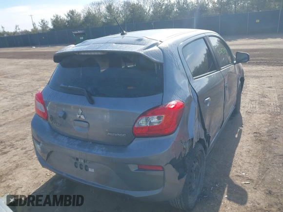 2019 Mitsubishi Mirage ES z VIN ML32A3HJ9KH012935, wystawiony jako IAAI lot #41527398 z przebiegiem 82 413 mil mil oraz . Historia ofert i sprzedaży dostępna na DreamBid. Obrazek 4.