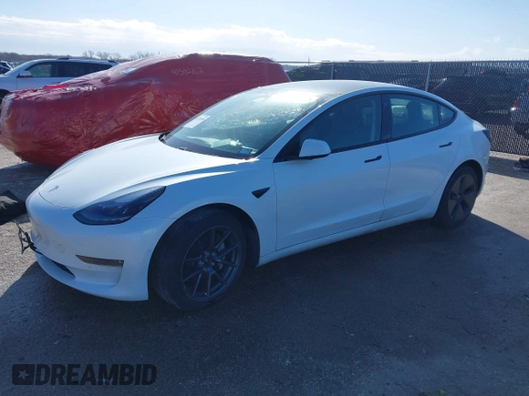 2021 Tesla Model 3 Long Range with VIN 5YJ3E1EB0MF992792, listed as a IAAI auction lot 41726740 with 33,507 mi miles. Bid and sale history available at carsss.com. Image 20.