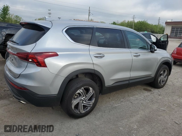 2023 Hyundai Santa Fe SE with VIN 5NMS1DAJ7PH637935, listed as a Copart auction lot 55407975 with 43,492 mi miles and Salvage title. Bid and sale history available at DreamBid. Image 3.