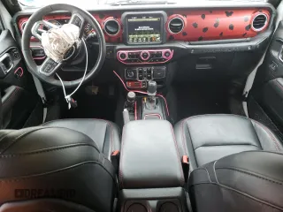 2023 Jeep Wrangler Rubicon with VIN 1C4HJXFGXPW534692, listed as a Copart auction lot 50466225 with 29,619 mi miles and Salvage title. Bid and sale history available at DreamBid. Image 8.