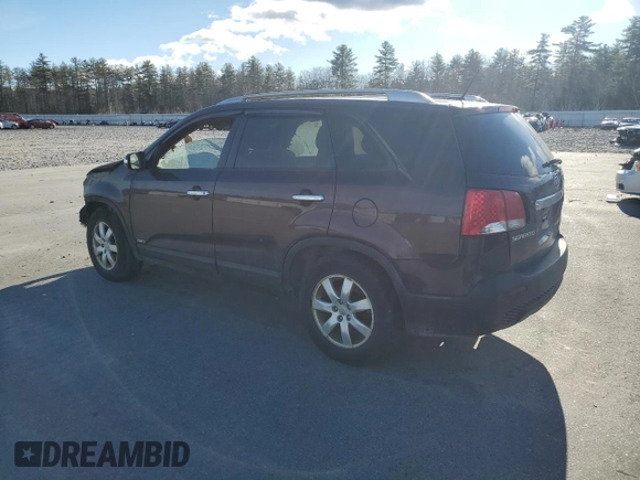 2013 Kia Sorento LX with VIN 5XYKTCA64DG399466, listed as a Copart auction lot 86968534 with 0 mi miles and Salvage Title. Bid and sale history available at carsss.com. Image 2.