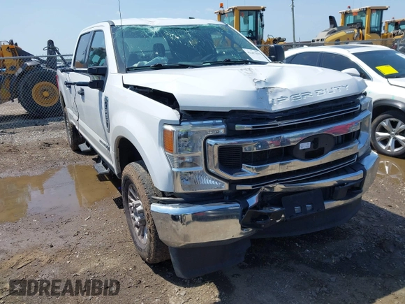 2021 Ford F-250 XL with VIN 1FT7W2BT1MED43814, listed as a IAAI auction lot 42207019 with 92,921 mi miles and . Bid and sale history available at DreamBid. Image 1.