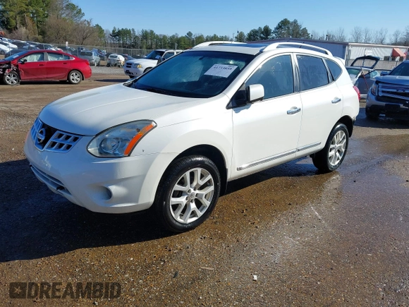 2013 Nissan Rogue S with VIN JN8AS5MT3DW509166, listed as a IAAI auction lot 41733859 with 126,619 mi miles and . Bid and sale history available at DreamBid. Image 20.