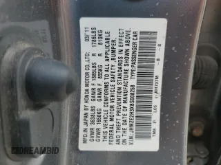 2011 Honda Insight с VIN JHMZE2H3XBS008258, выставлен на аукционе Copart как лот 59378995 с пробегом 196 184 миль миль и Списание • Salvage title. История ставок и продаж доступна на DreamBid. Изображение 12.
