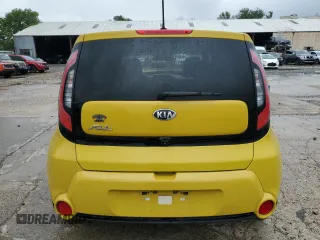 2014 Kia Soul + with VIN KNDJX3A50E7043571, listed as a Copart auction lot 53580215 with Not Provided miles and Salvage Title. Bid and sale history available at DreamBid. Image 6.