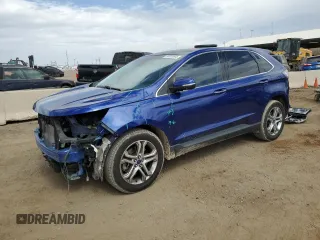 2015 Ford Edge Titanium with VIN 2FMPK4K84FBB54958, listed as a Copart auction lot 50825805 with 122,175 mi miles and Salvage Title. Bid and sale history available at carsss.com. Image 1.