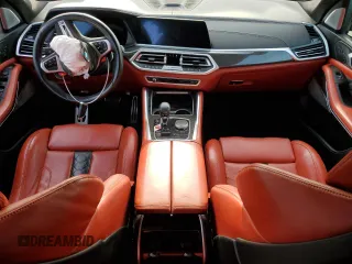 2020 BMW X5 M Competition with VIN 5YMJU0C00L9C64091, listed as a Copart auction lot 83118204 with 0 mi miles and Salvage Title. Bid and sale history available at carsss.com. Image 8.