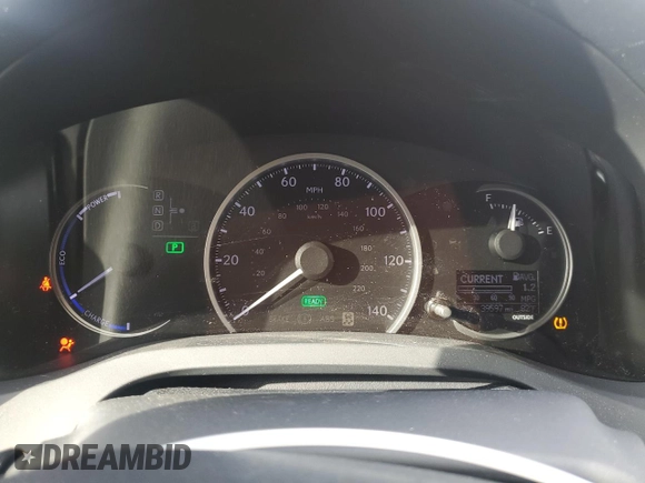 2013 Lexus CT 200h z VIN JTHKD5BH3D2139111, wystawiony jako Copart lot #43209795 z przebiegiem 39 597 mil mil oraz Szkoda całkowita • Salvage title. Historia ofert i sprzedaży dostępna na DreamBid. Obrazek 9.