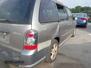 2005 Mazda MPV LX with VIN JM3LW28A550556310, listed as a IAAI auction lot 42148786 with 376,021 mi miles. Bid and sale history available at carsss.com. Image 6.