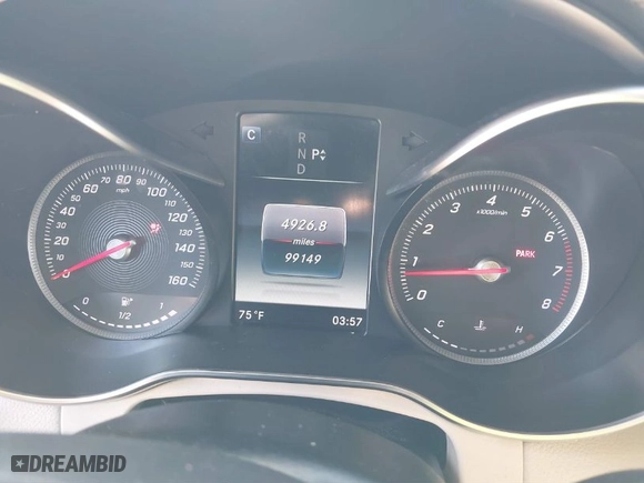 2018 Mercedes-Benz GLC with VIN WDC0G4KB0JV096681, listed as a IAAI auction lot 41744660 with 99,149 mi miles. Bid and sale history available at carsss.com. Image 7.