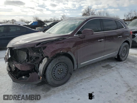 2017 Lincoln MKX Select with VIN 2LMPJ8KR7HBL11778, listed as a Copart auction lot 44276945 with 62,606 mi miles and Clean Title. Bid and sale history available at carsss.com. Image 1.