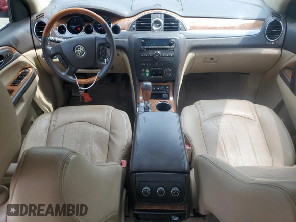 2012 Buick Enclave Leather with VIN 5GAKRCEDXCJ225876, listed as a Copart auction lot 55222025 with 135,395 mi miles and Clean Title. Bid and sale history available at carsss.com. Image 8.
