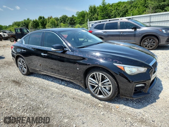 2015 Infiniti Q50 Premium z VIN JN1BV7AR7FM392527, wystawiony jako Copart lot #60489105 z przebiegiem 189 759 mil mil oraz Szkoda całkowita • Salvage title. Historia ofert i sprzedaży dostępna na DreamBid. Obrazek 4.