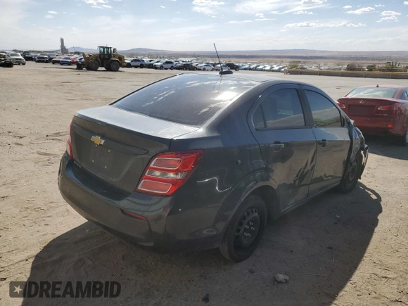 2019 Chevrolet Sonic LS z VIN 1G1JB5SB3K4136220, wystawiony jako Copart lot #50781265 z przebiegiem 45 308 mil mil oraz Nie do naprawy • Non repairable. Historia ofert i sprzedaży dostępna na DreamBid. Obrazek 3.
