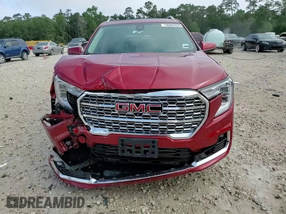 2023 GMC Terrain Denali with VIN 3GKALXEGXPL250390, listed as a Copart auction lot 56064525 with 24,512 mi miles and Salvage title. Bid and sale history available at DreamBid. Image 14.