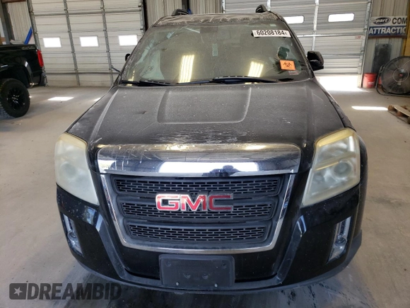 2010 GMC Terrain SLE-2 with VIN 2CTFLDEY9A6361974, listed as a Copart auction lot 60208184 with 168,410 mi miles and Salvage Title. Bid and sale history available at carsss.com. Image 5.