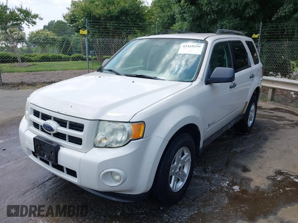 2009 Ford Escape Hybrid with VIN 1FMCU49359KA49066, listed as a IAAI auction lot 42419259 with 199,722 mi miles and . Bid and sale history available at DreamBid. Image 2.