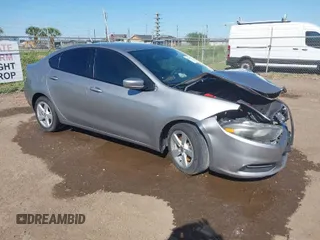 2015 Dodge Dart SXT with VIN 1C3CDFBB9FD420820, listed as a IAAI auction lot 41954128 with 1 mi miles. Bid and sale history available at carsss.com. Image 1.