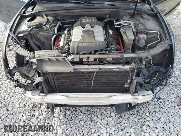 2016 Audi S5 Premium Plus with VIN WAUC4AFR6GA040971, listed as a Copart auction lot 81013414 with 121,417 mi miles and Salvage Title. Bid and sale history available at carsss.com. Image 11.