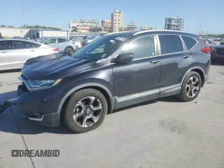 2017 Honda CR-V Touring with VIN 7FARW1H98HE022568, listed as a Copart auction lot 52231985 with 84,774 mi miles and Salvage Title. Bid and sale history available at carsss.com. Image 1.