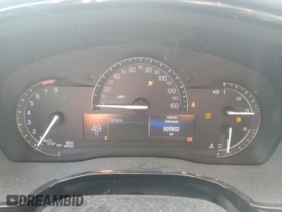 2019 Cadillac XT5 Premium Luxury FWD with VIN 1GYKNERS8KZ214013, listed as a Copart auction lot 59239635 with 82,862 mi miles and Salvage title. Bid and sale history available at DreamBid. Image 9.