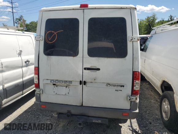 2006 Dodge Sprinter with VIN WD0PD644465930618, listed as a Copart auction lot 59705914 with Not Provided miles and Salvage Title. Bid and sale history available at DreamBid. Image 6.