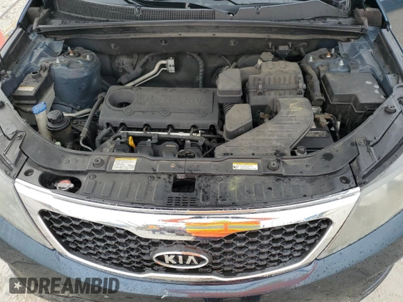 2011 Kia Sorento LX with VIN 5XYKT3A11BG014799, listed as a Copart auction lot 49966885 with 185,247 mi miles and Salvage Title. Bid and sale history available at DreamBid. Image 12.