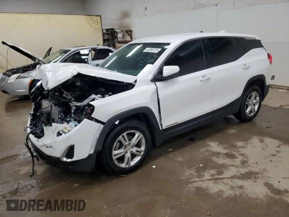 2019 GMC Terrain SLE z VIN 3GKALMEV0KL102870, wystawiony jako Copart lot #42366725 z przebiegiem 86 738 mil mil oraz Czysty tytuł • Clean title. Historia ofert i sprzedaży dostępna na DreamBid. Obrazek 1.