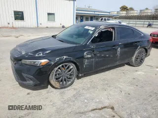 2024 Honda Civic Sedan Touring with VIN 2HGFE1F99RH303537, listed as a Copart auction lot 47682705 with 36,005 mi miles and Salvage Title. Bid and sale history available at carsss.com. Image 1.