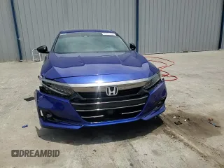 2021 Honda Accord Sport with VIN 1HGCV2F30MA023761, listed as a Copart auction lot 60331485 with 45,242 mi miles and Salvage title. Bid and sale history available at DreamBid. Image 13.