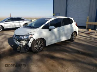 2015 Honda Fit EX-L with VIN 3HGGK5H84FM746569, listed as a Copart auction lot 52924245 with 77,059 mi miles and Salvage Title. Bid and sale history available at carsss.com. Image 1.